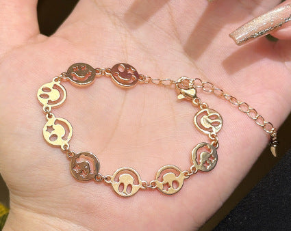 Luxury Brushed Pavé Bracelets – 58 Styles, Champagne Gold