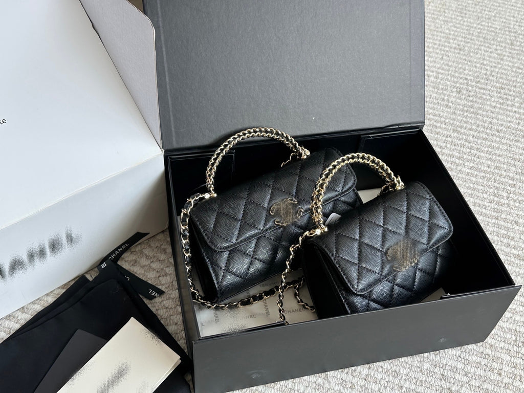 Mini Quilted Calfskin Chain Bag – 8 Colors, 2 Sizes