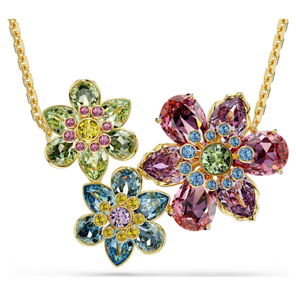 Floral Crystal Jewelry Collection – Light Luxury Accessories for Women