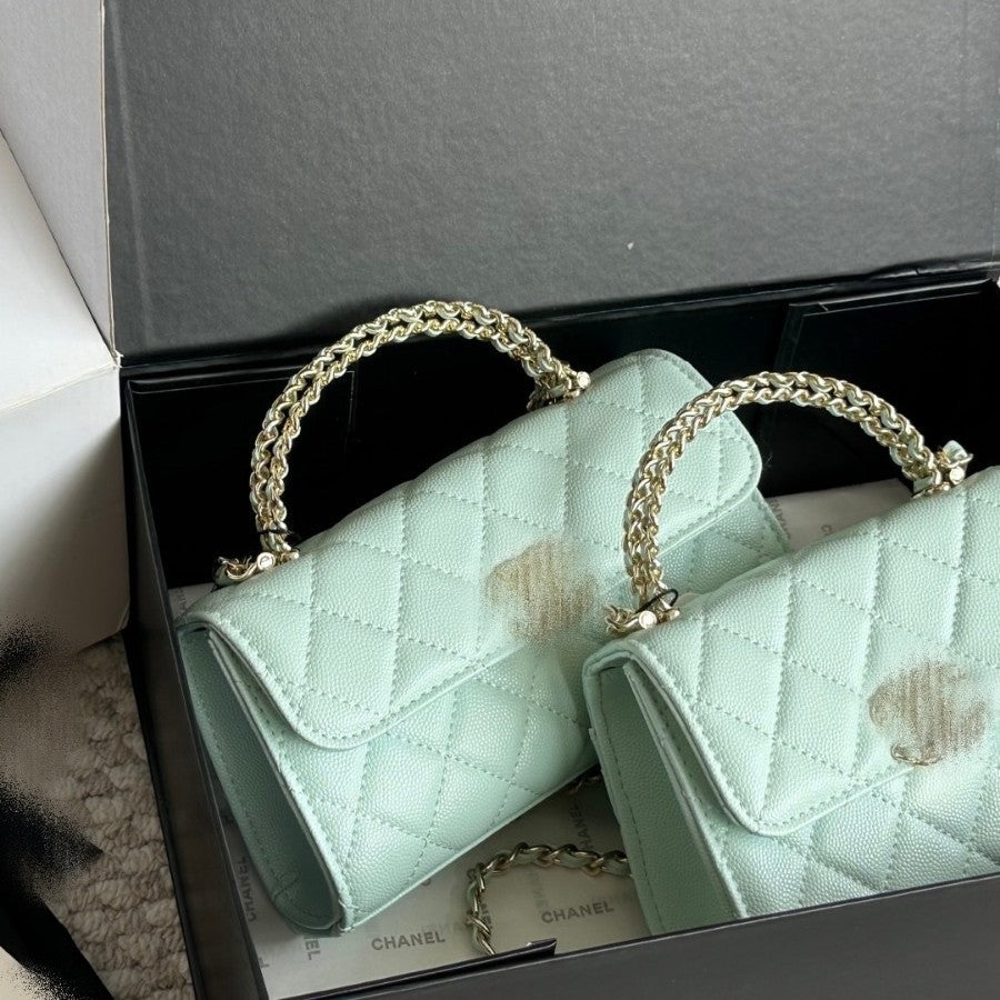 Mini Quilted Calfskin Chain Bag – 8 Colors, 2 Sizes