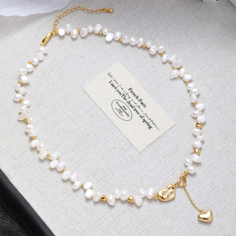 6-Style Pearl Necklace Collection – Freshwater Pearl & 18K Gold for Everyday Elegance