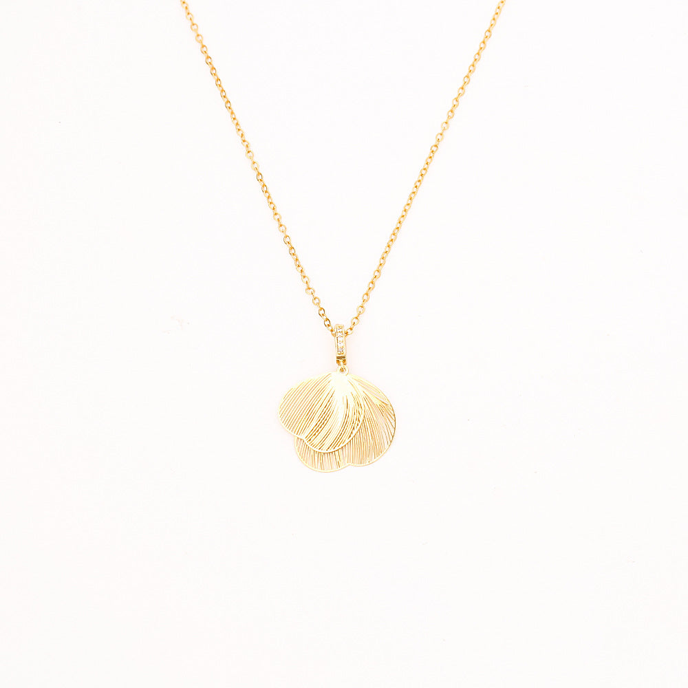 Pale Luna 24K Gold Butterfly Necklace