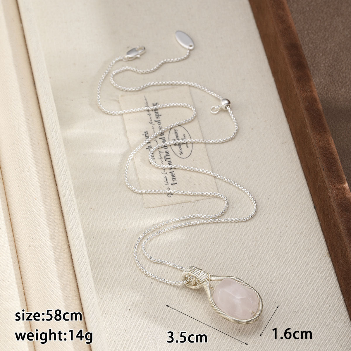 Natural Blue Crystal & Pearl Set – 18K Gold Plated Earrings & Necklace for Women