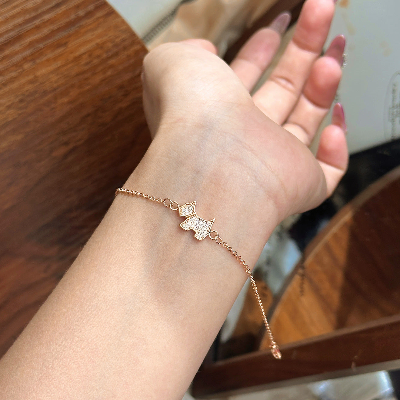 Luxury Brushed Pavé Bracelets – 58 Styles, Champagne Gold