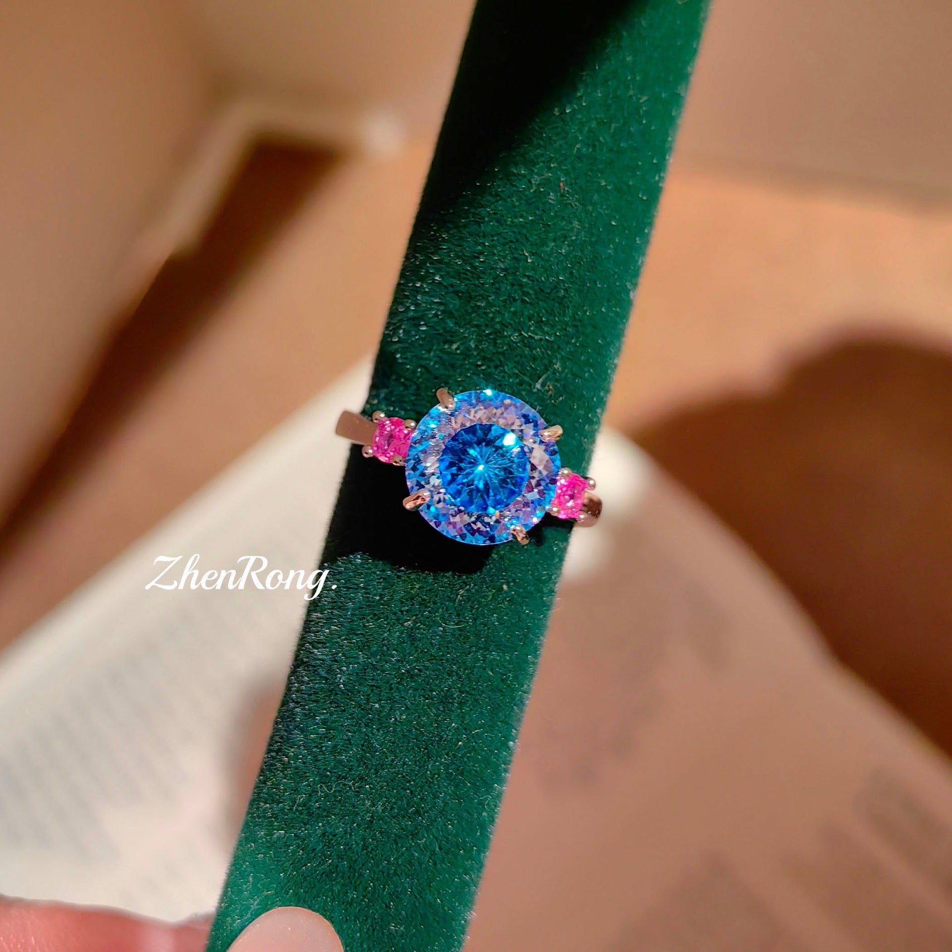 Fireworks Cut Gemstone Set – Tanzanite, Paraiba, Pink & Purple