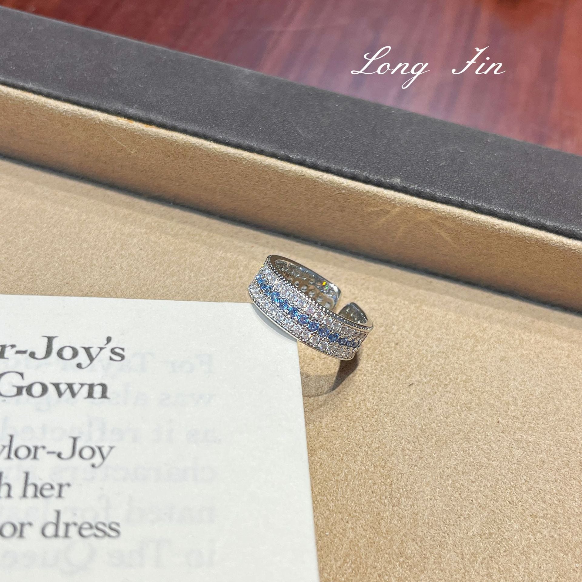 Deep Sea Diamond Set – Full Pavé Ring, Necklace & Bangle
