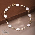 Unique Baroque Pearl Set – Irregular Pearl Necklace & Bracelet for Women
