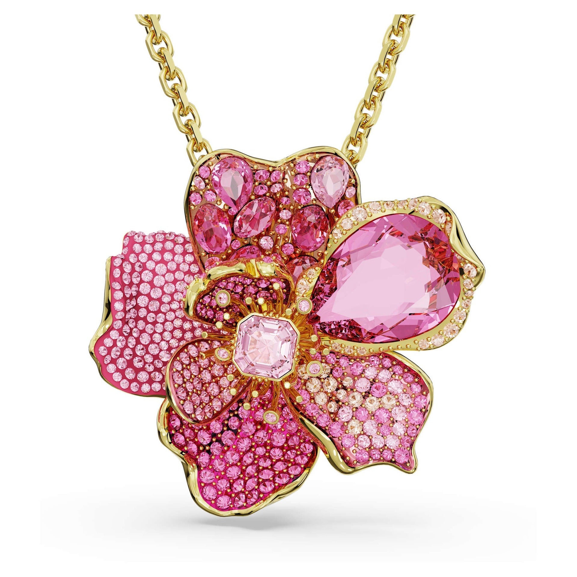 Floral Crystal Jewelry Collection – Light Luxury Accessories for Women