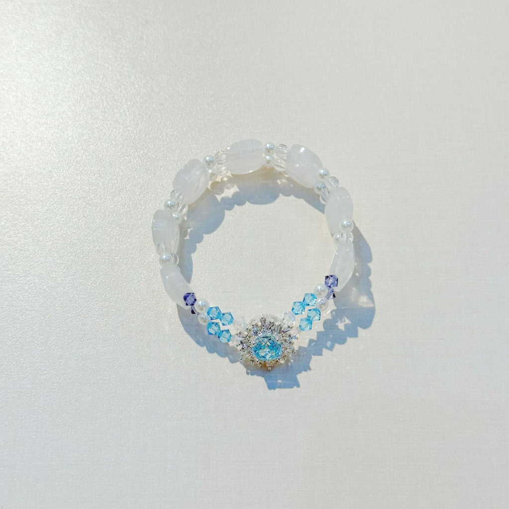 Original Design Natural Crystal Snowflake Ghost K9 Huazi Snowflake Magic Box Accessories Premium Sense Flash Versatile Bracelet