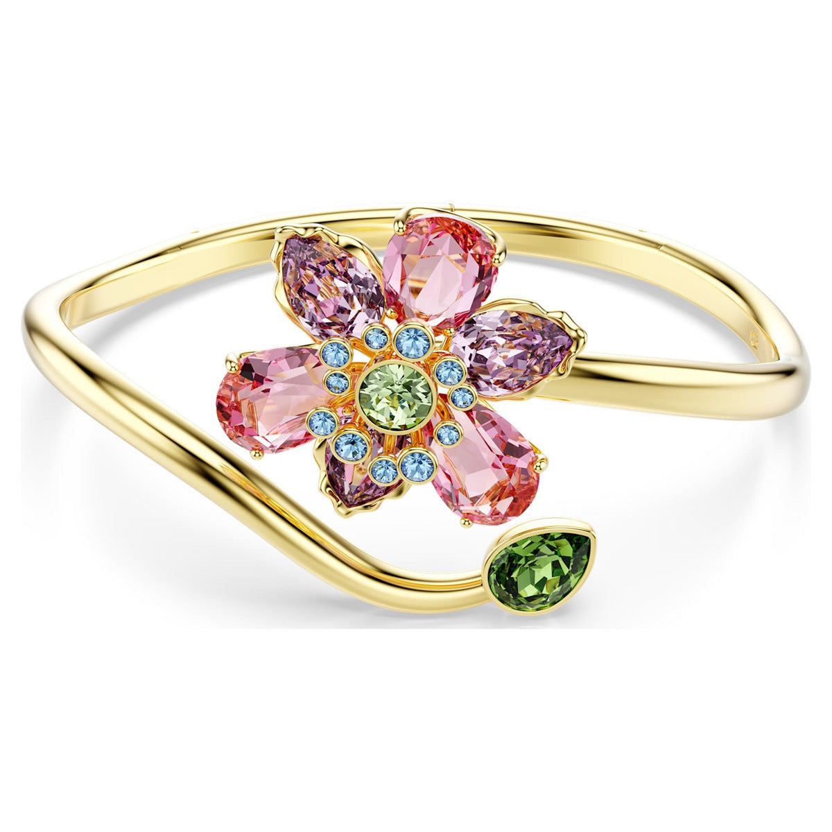 Floral Crystal Jewelry Collection – Light Luxury Accessories for Women