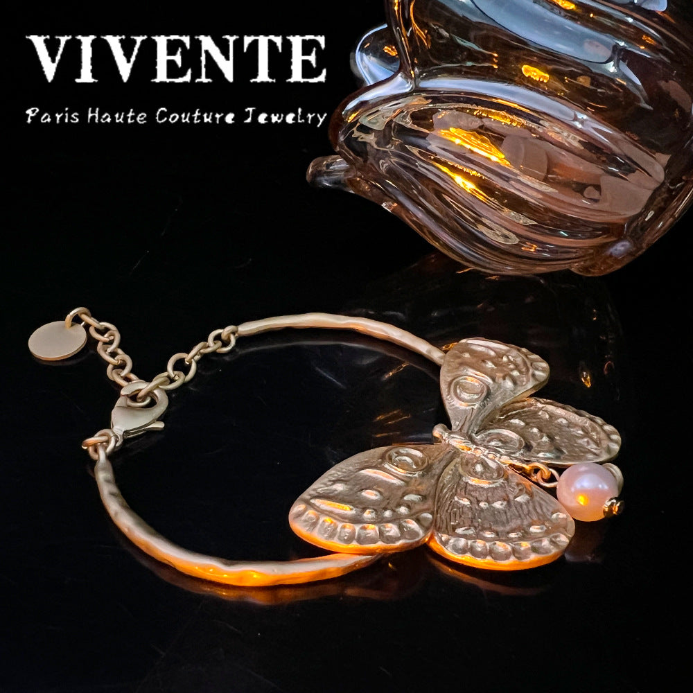 Butterfly Collection – Earrings, Necklace, Bracelet, Ring, Hair Clip (24k Gold)
