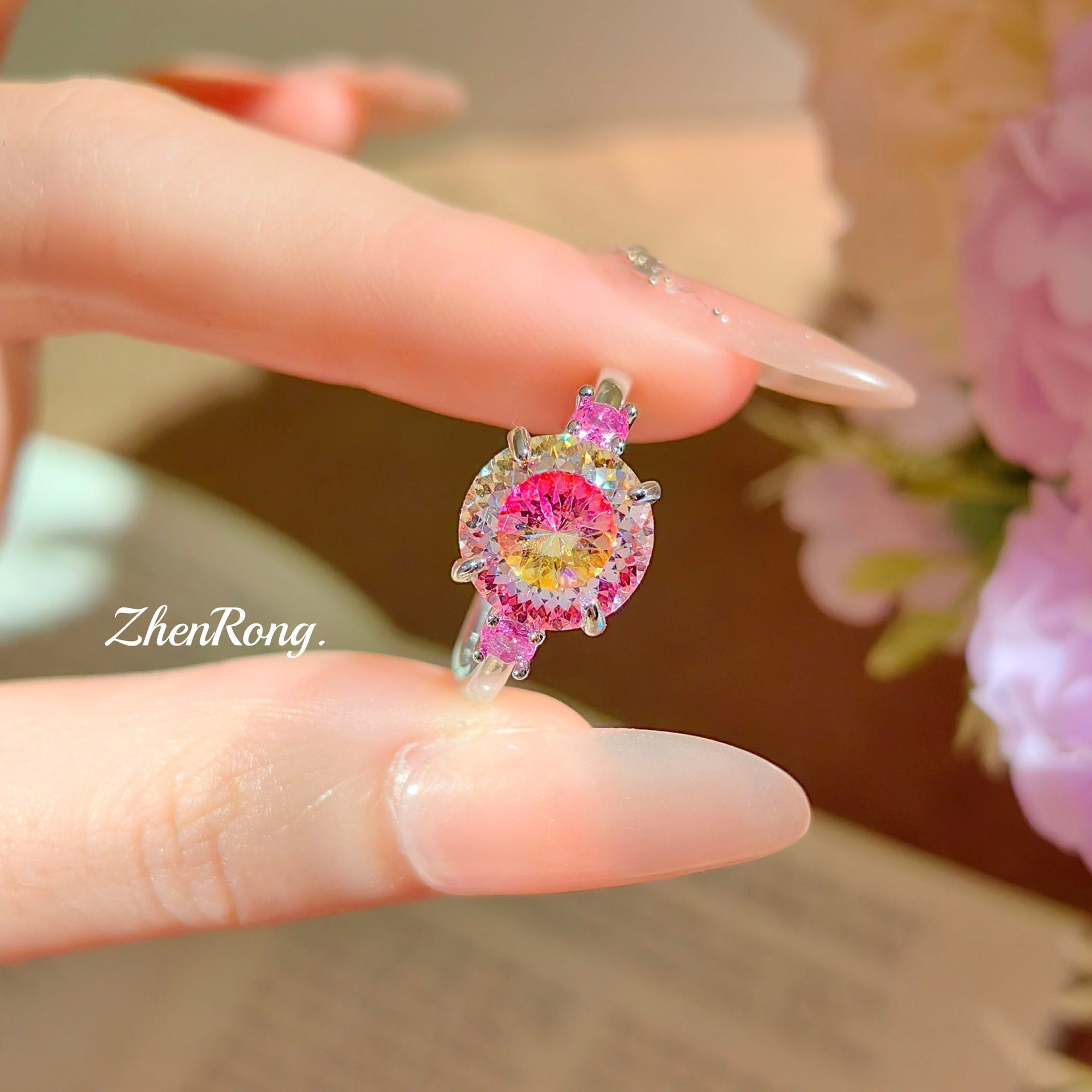 Fireworks Cut Gemstone Set – Tanzanite, Paraiba, Pink & Purple