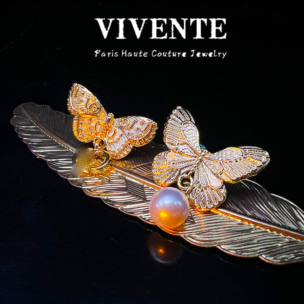 Butterfly Collection – Earrings, Necklace, Bracelet, Ring, Hair Clip (24k Gold)