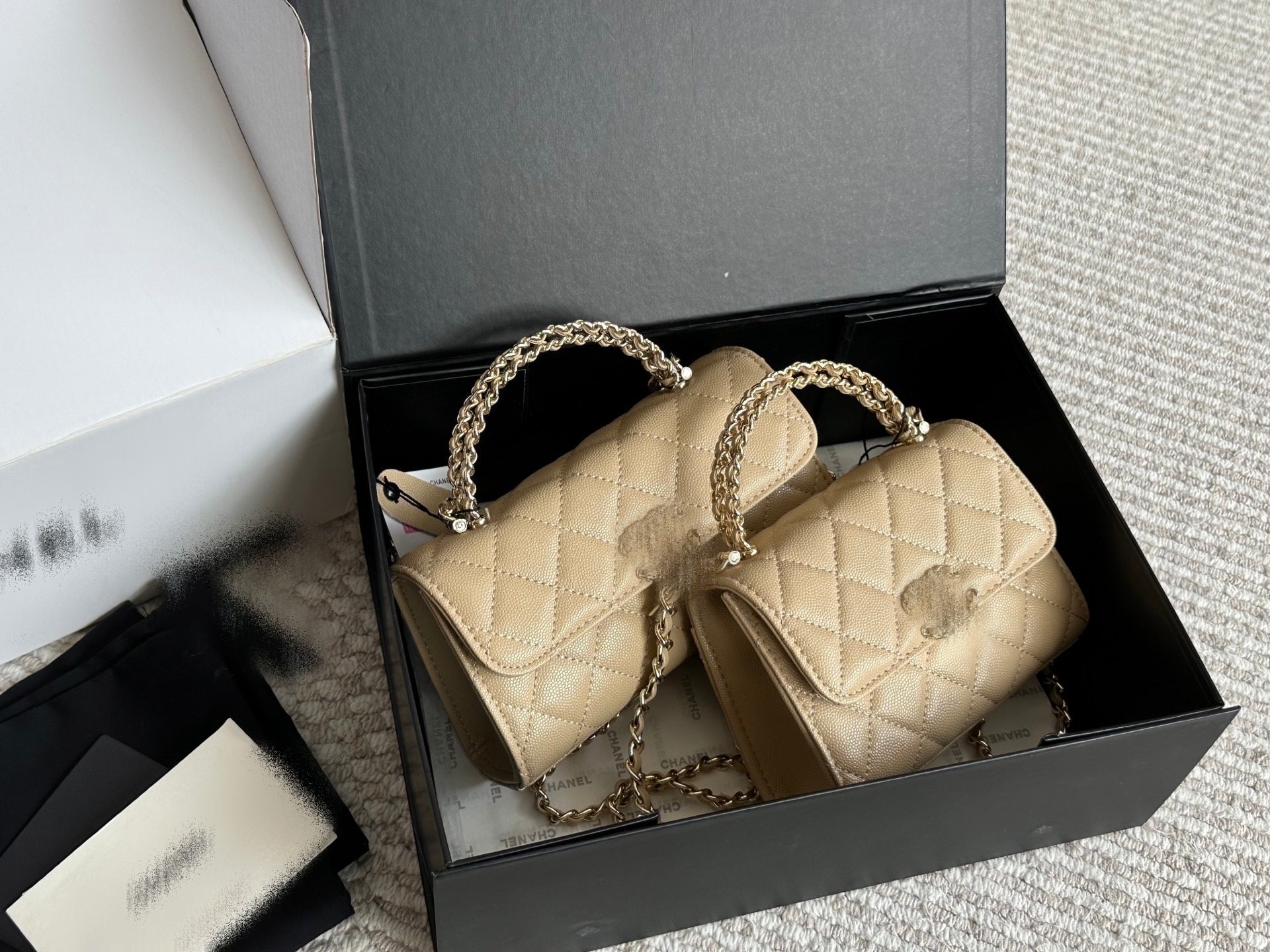 Mini Quilted Calfskin Chain Bag – 8 Colors, 2 Sizes