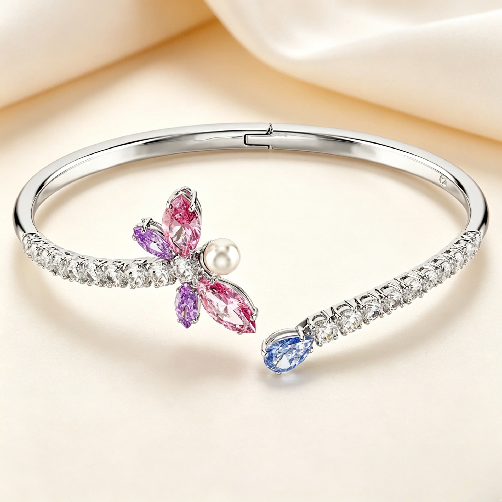 Unique Dragonfly Jewelry Set – Crystal Accessories for Special Occasions