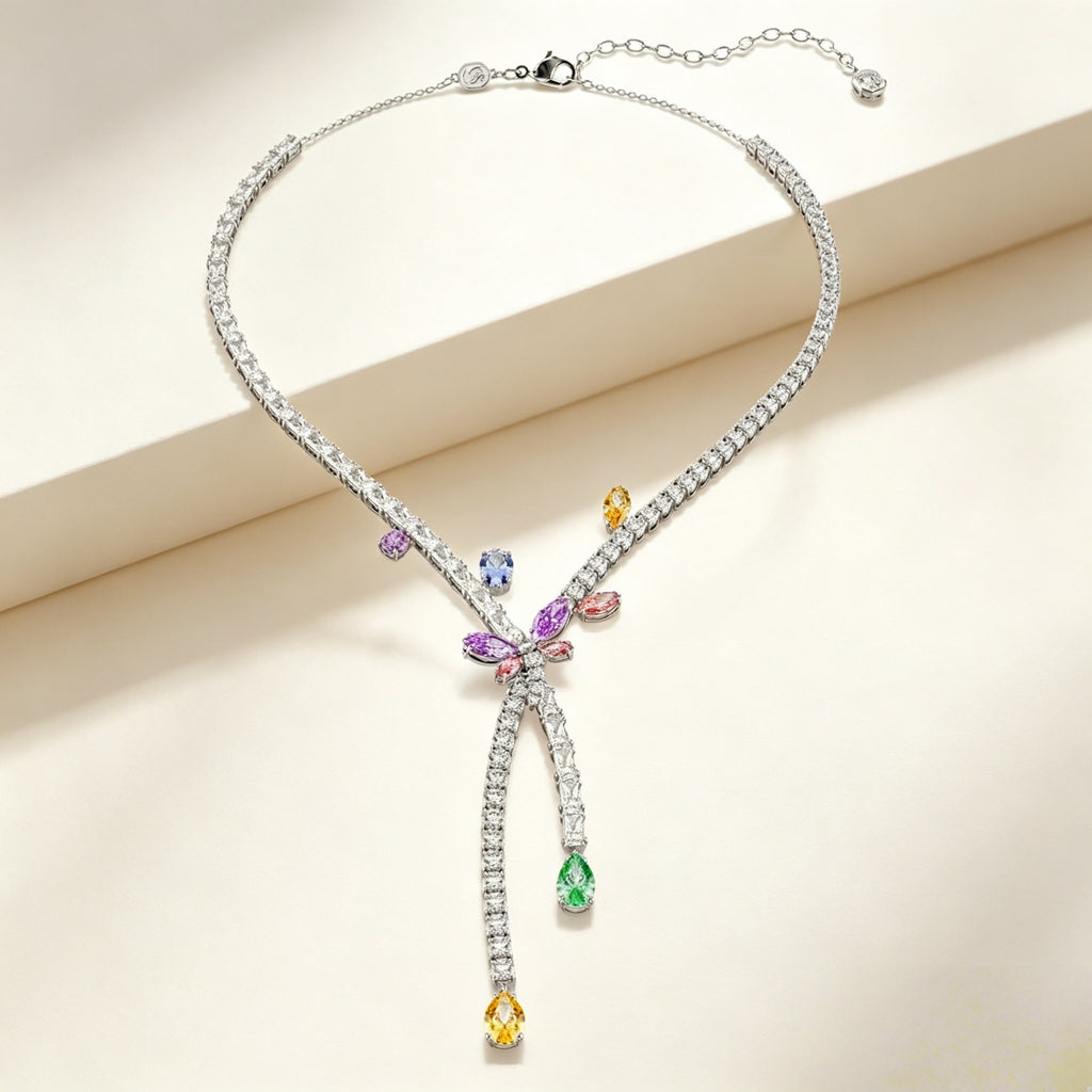 Unique Dragonfly Jewelry Set – Crystal Accessories for Special Occasions