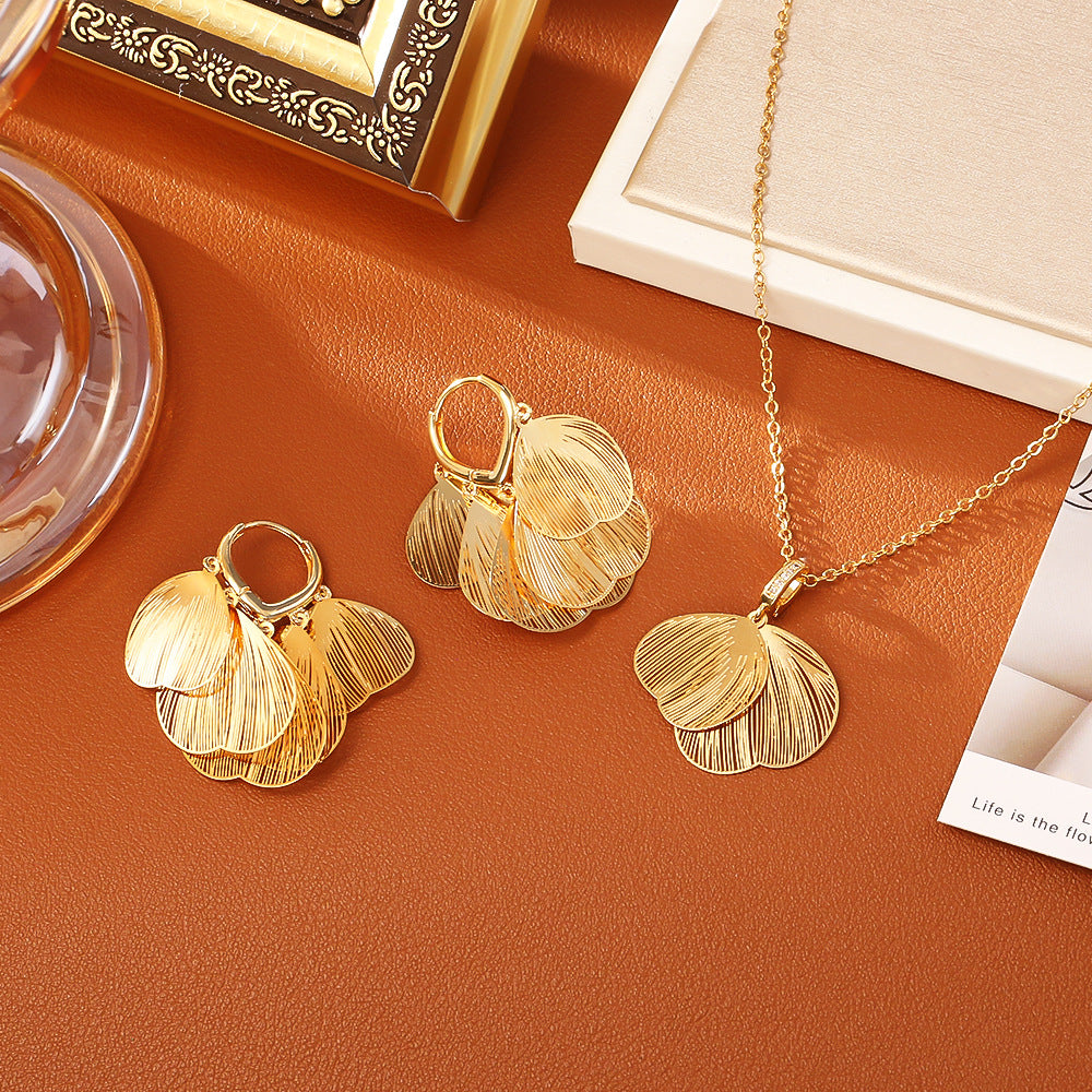 Pale Luna 24K Gold Butterfly Necklace