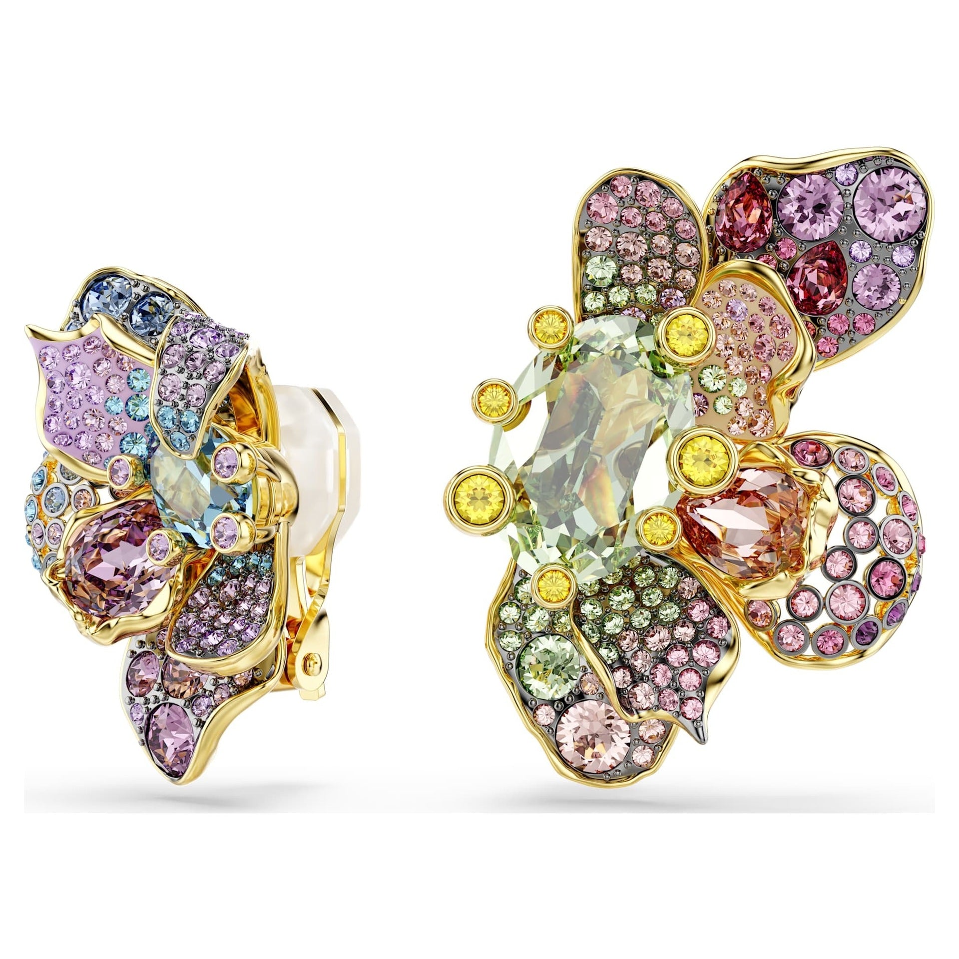 Floral Crystal Jewelry Collection – Light Luxury Accessories for Women