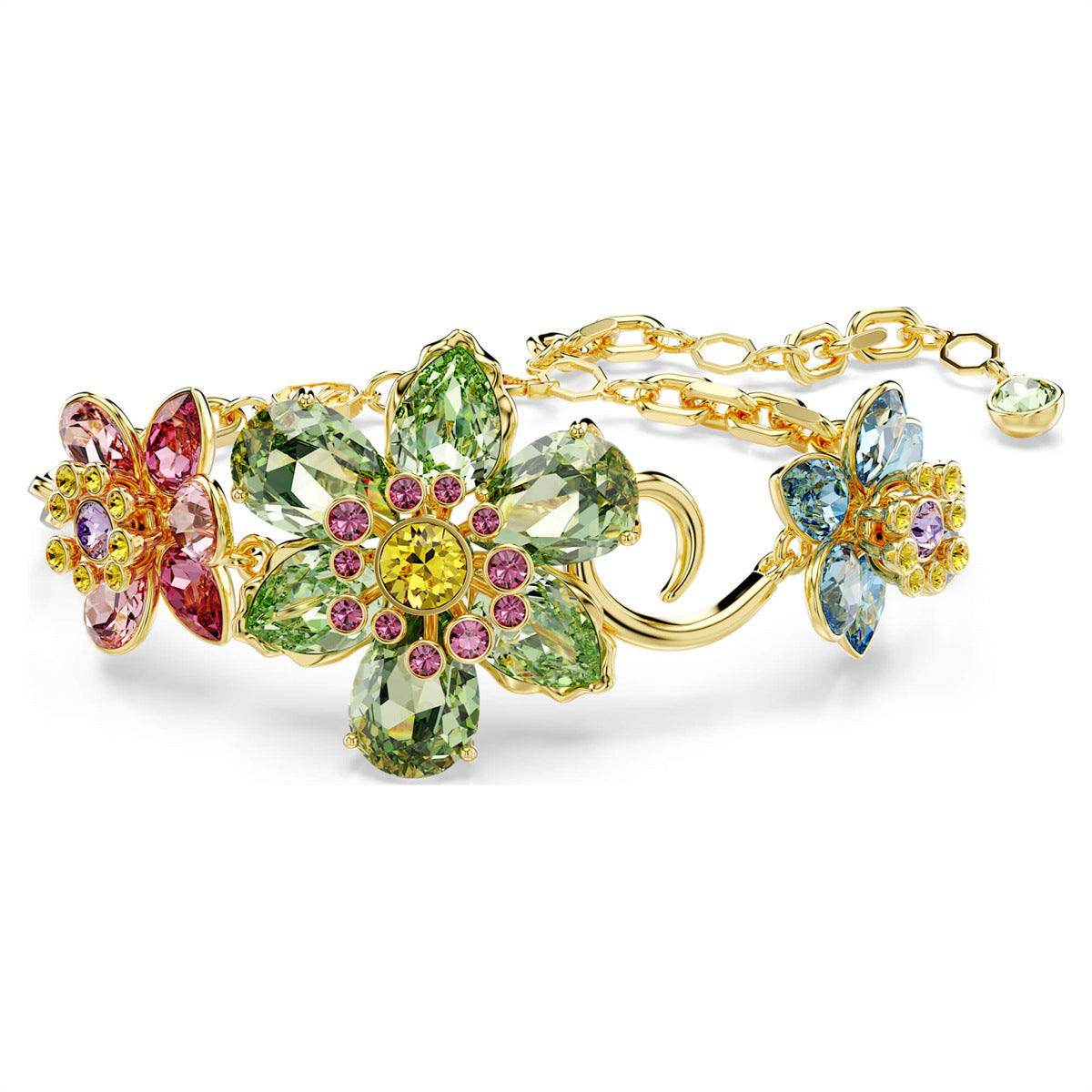 Floral Crystal Jewelry Collection – Light Luxury Accessories for Women