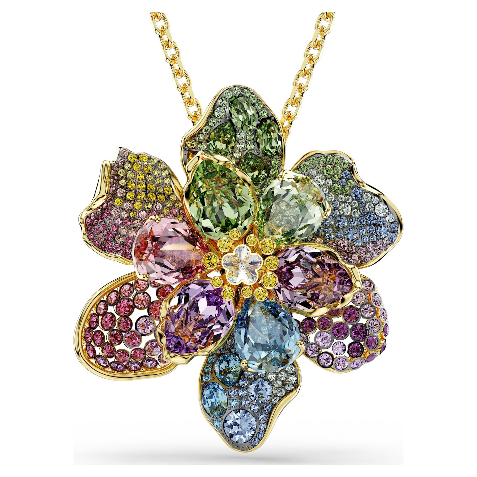 Floral Crystal Jewelry Collection – Light Luxury Accessories for Women