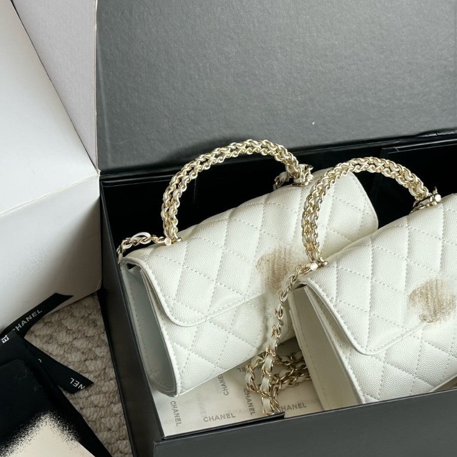 Mini Quilted Calfskin Chain Bag – 8 Colors, 2 Sizes