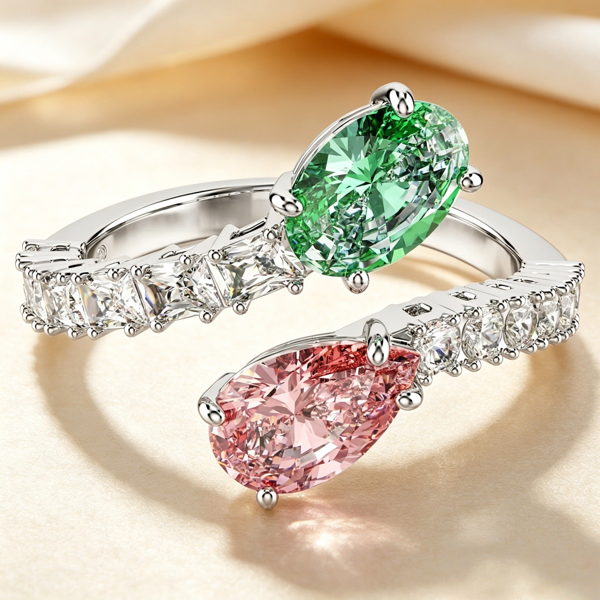 Unique Dragonfly Jewelry Set – Crystal Accessories for Special Occasions