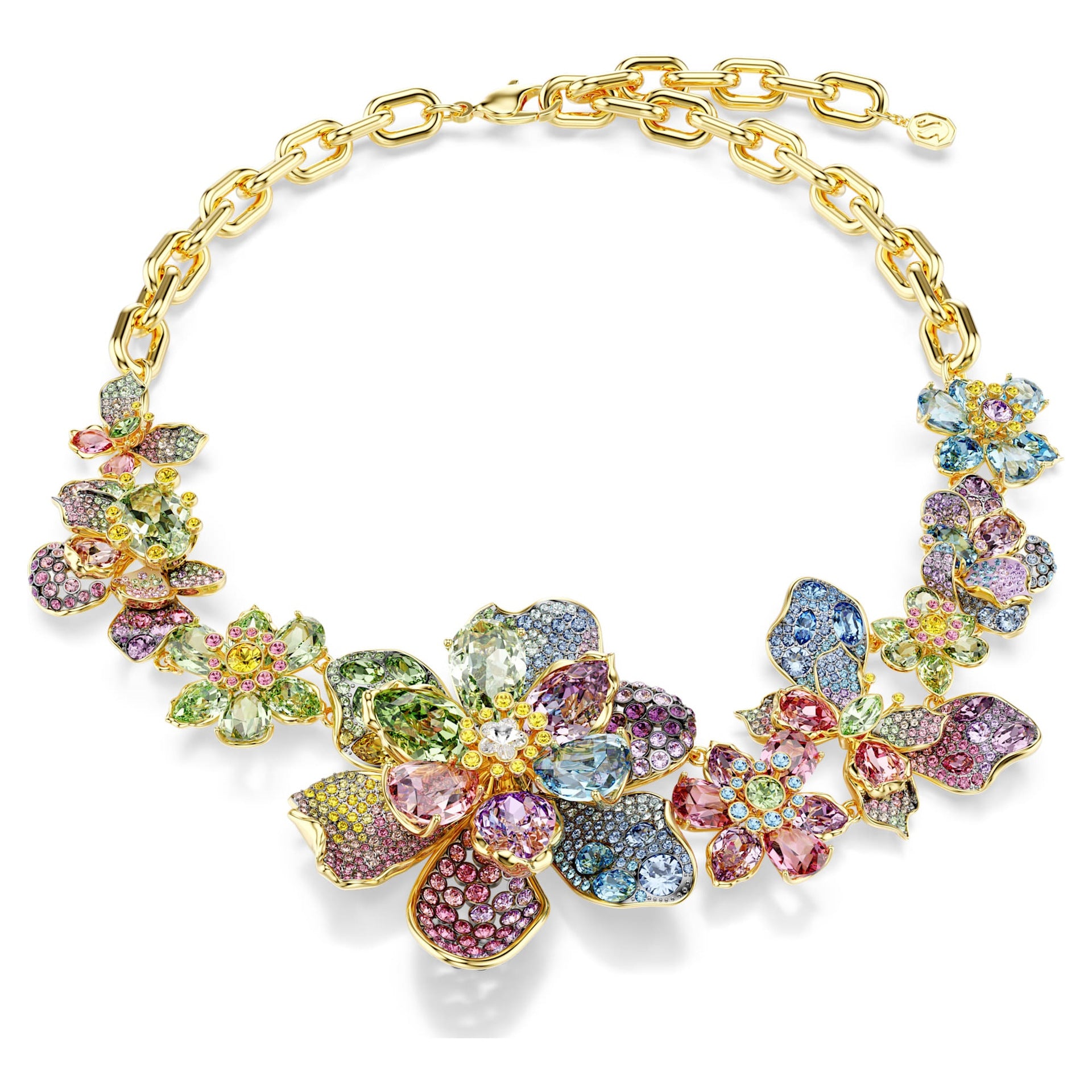 Floral Crystal Jewelry Collection – Light Luxury Accessories for Women