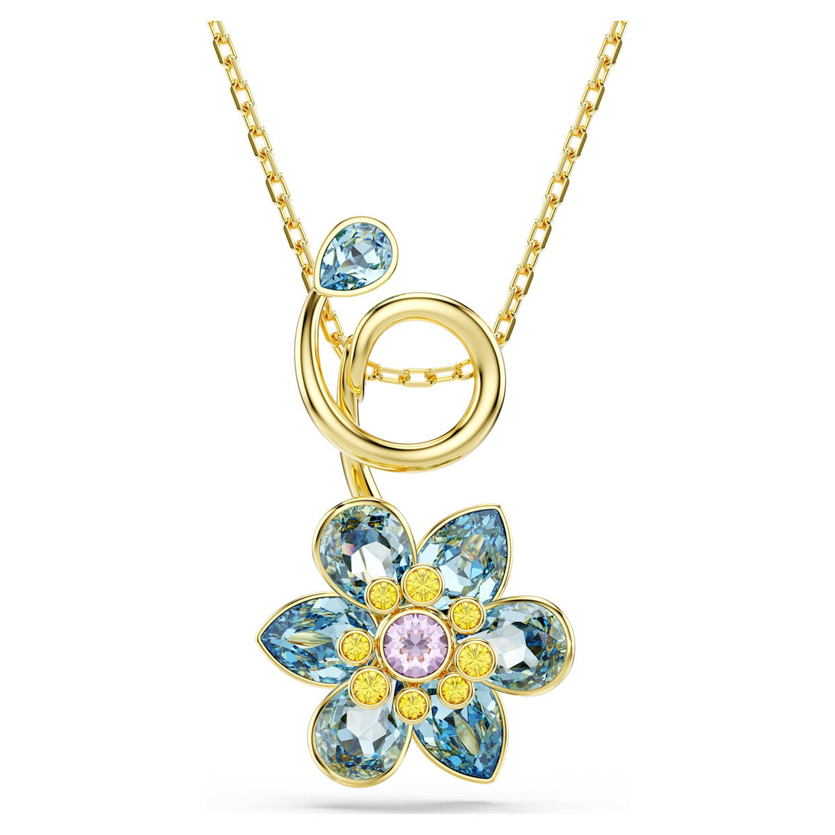 Floral Crystal Jewelry Collection – Light Luxury Accessories for Women