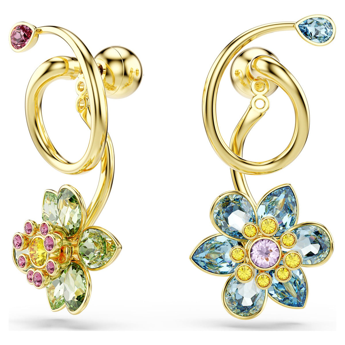 Floral Crystal Jewelry Collection – Light Luxury Accessories for Women