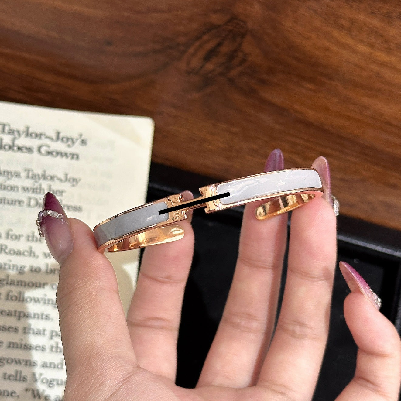 Luxury Brushed Pavé Bracelets – 58 Styles, Champagne Gold