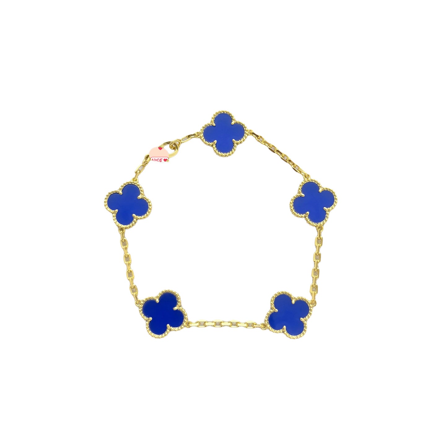 Classic Clover Bracelet – High-End CNC Clasp with Natural Stone Options