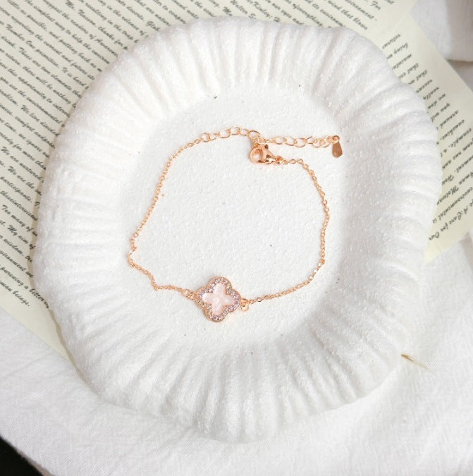 Luxury Brushed Pavé Bracelets – 58 Styles, Champagne Gold