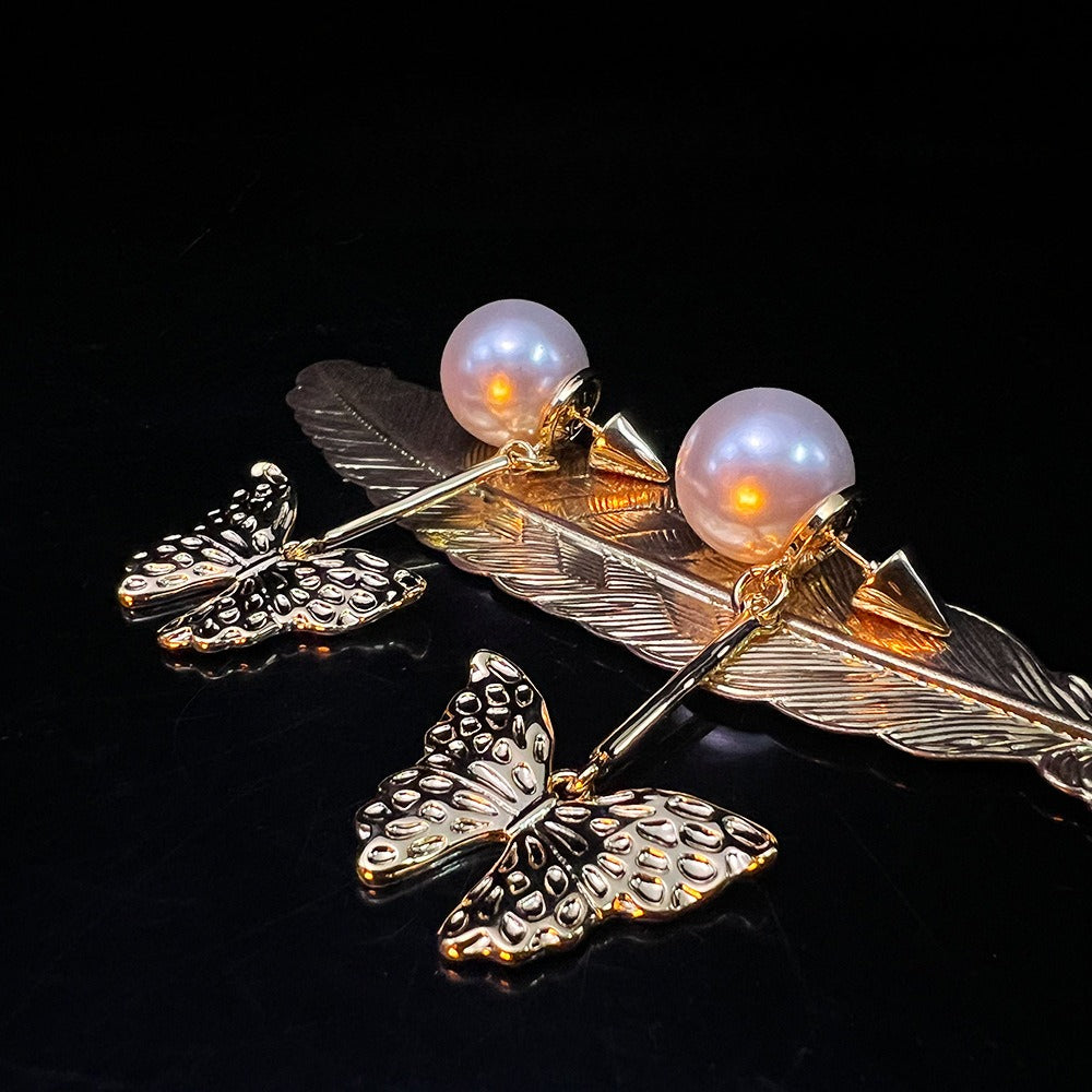 Butterfly Collection – Earrings, Necklace, Bracelet, Ring, Hair Clip (24k Gold)