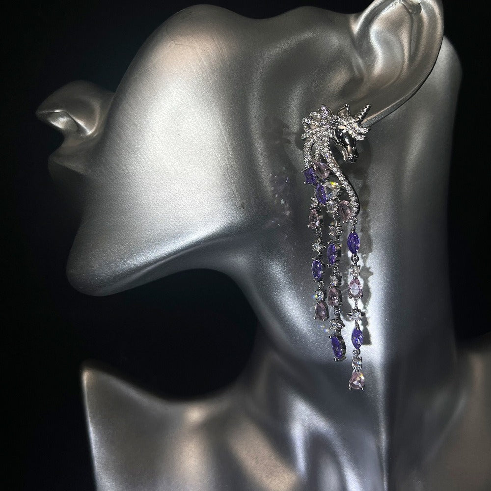 Unicorn Tassel Earrings
