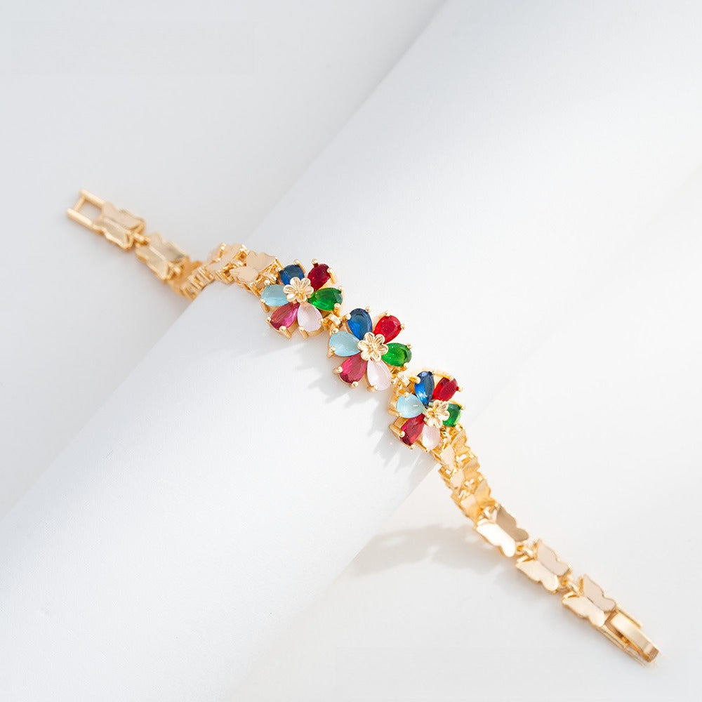 Colorful Flower Bracelets – 6 Designs, Low Stock